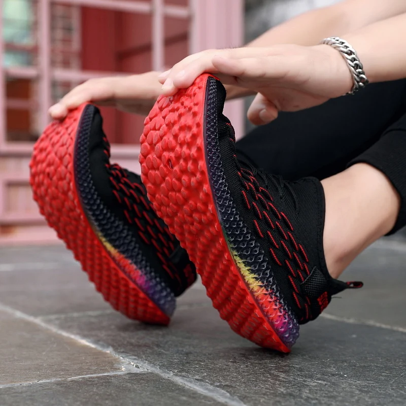 Мужская обувь повседневные мужские кроссовки дышащая на шнуровке Zapatos De Hombre