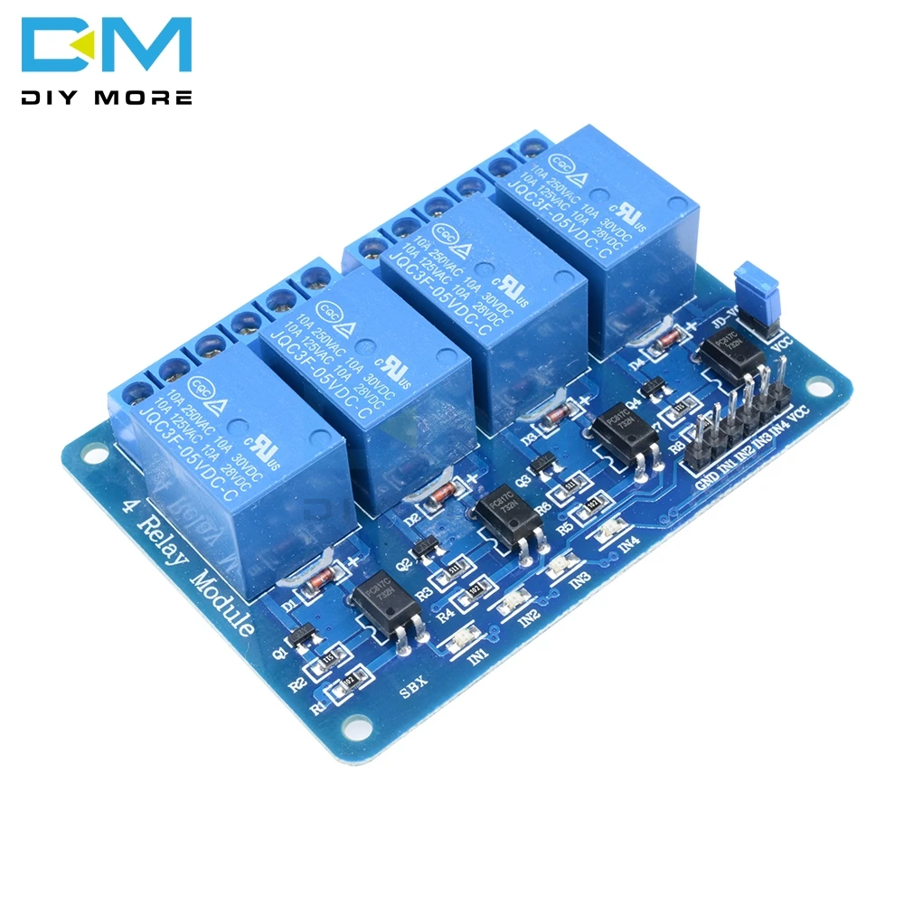 5 в 4 Канальный Релейный Модуль щит управления каналами реле для модуля ArduinoRelay с