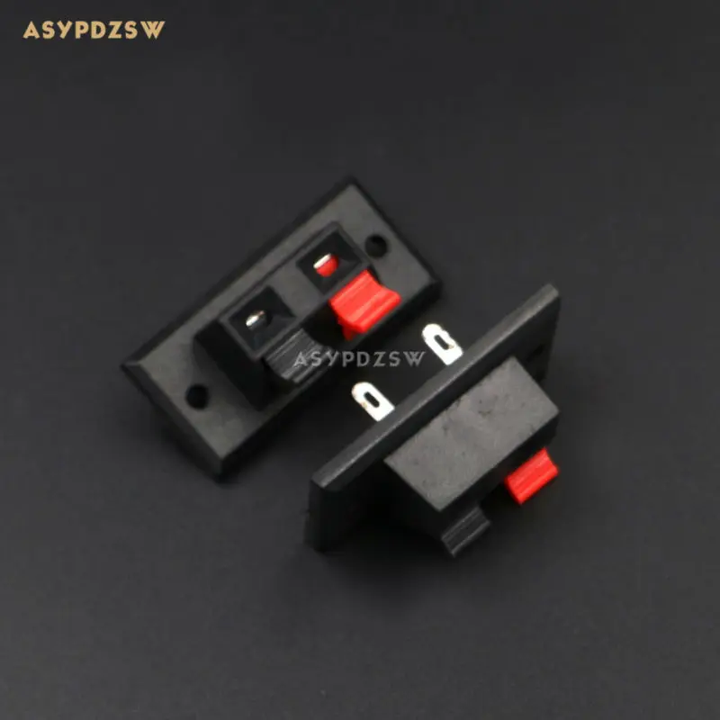 10 шт. WP2-3 2Pin Динамик коробка Клеммная колодка аудио крепежные зажимы 2 средства