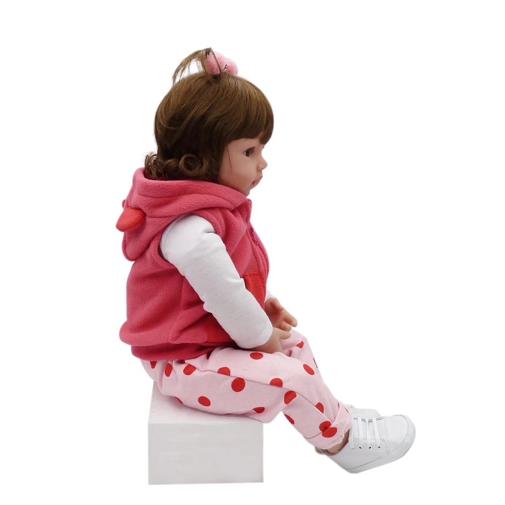 Кукла реборн силиконовая Реалистичная Модная младенец подарок на день рождения