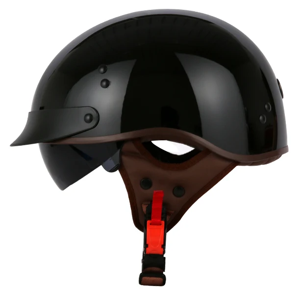 Model 2 TORC T55 винтажный полушлем летний мото rcycle шлем Ретро скутер шлем Lucky 13 Cool Skull moto casco DOT утвержден capacete - Цвет: Model 2