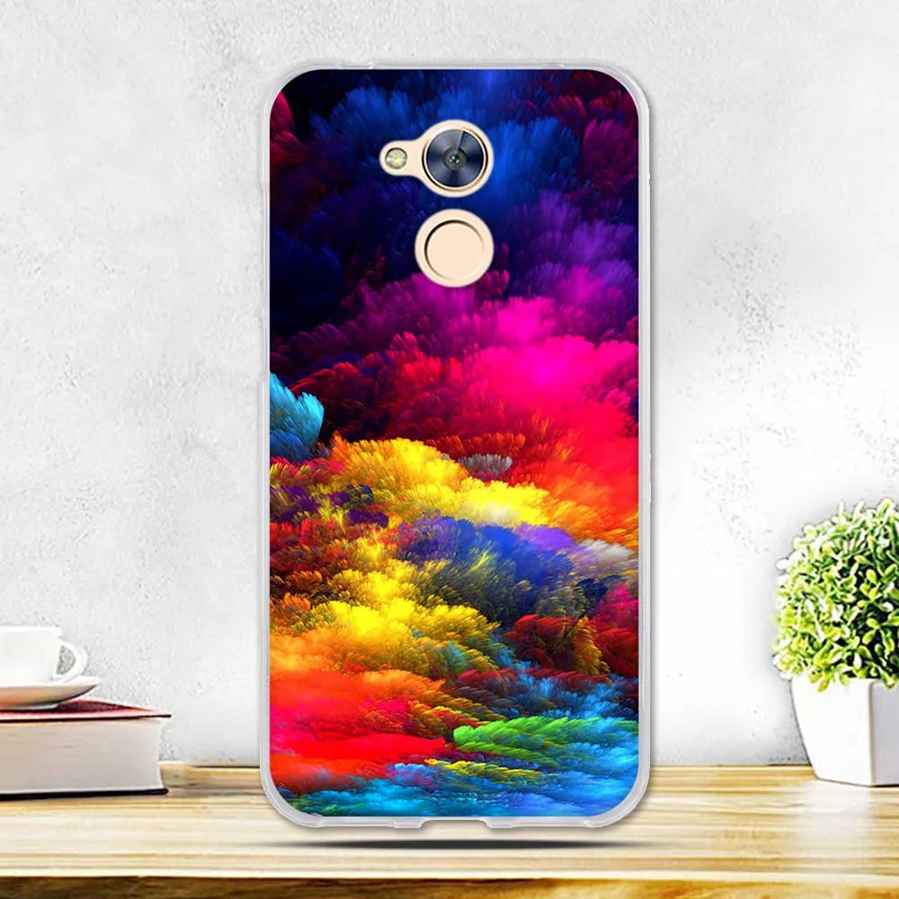 9 Чехол для huawei Honor 6A, мягкий силиконовый чехол с 3D рельефным рисунком, модная задняя крышка с цветочным рисунком для huawei Honor 6A 5,0 '', чехол s - Цвет: 9