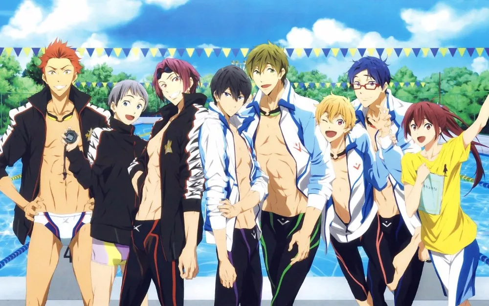 Iwatobi/костюм для костюмированной вечеринки для плавания, унисекс, шорты, штаны, купальный костюм, Haruka Nanase, Макото Тачибана, Rin Matsuoka, плавки для плавания