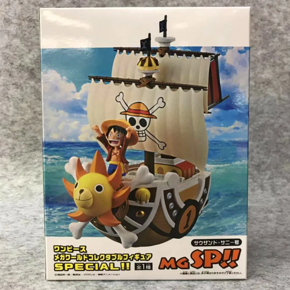 

ONE PIECE The straw hat Pirates THOUSAND SUNNY Straw hat Monkey D. Luffy PVC Action Figure Collectible Model Toy Box-Packed