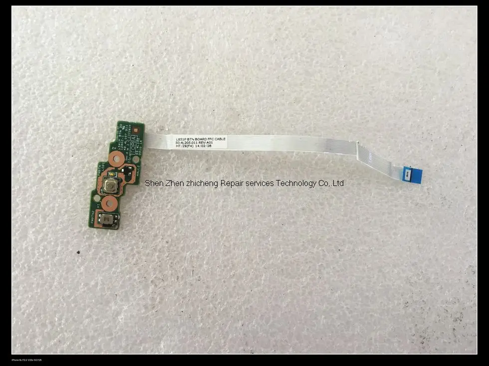Для lenovo S510p touch LS51P кабель постоянного тока 50.4L203. 001 Кнопка питания плата LS41P BTN BD