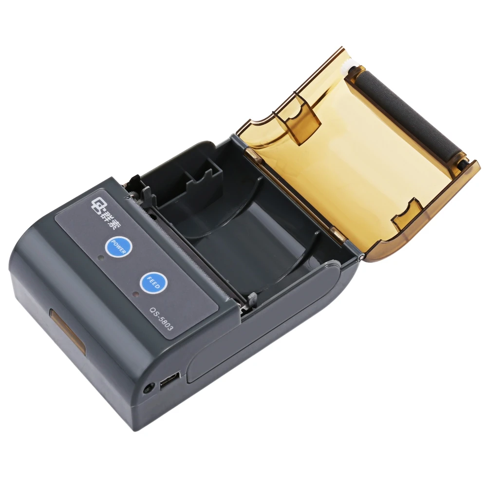 QS 5803 ЕС Plug полезные легкий мини Портативный Bluetooth 4.0 принтер большой Оперативная