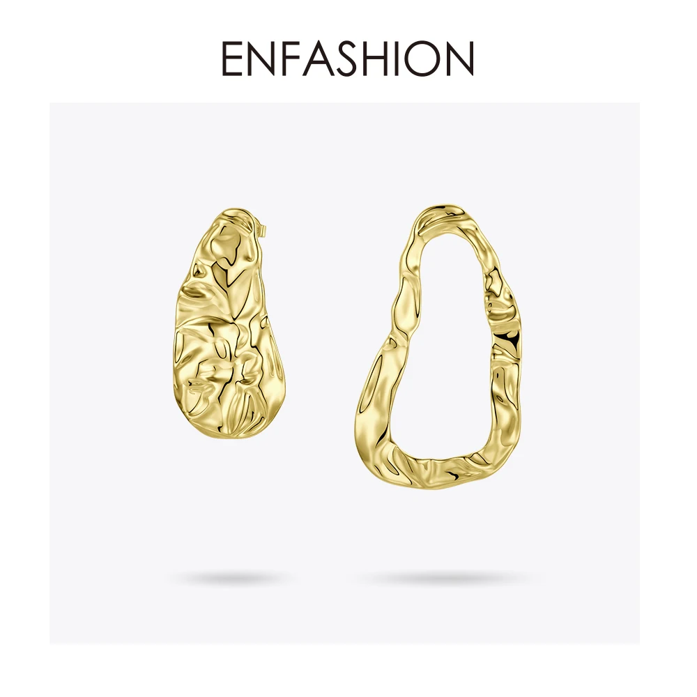Женские Геометрические серьги-капельки Enfashion массивные серьги с большим кольцом