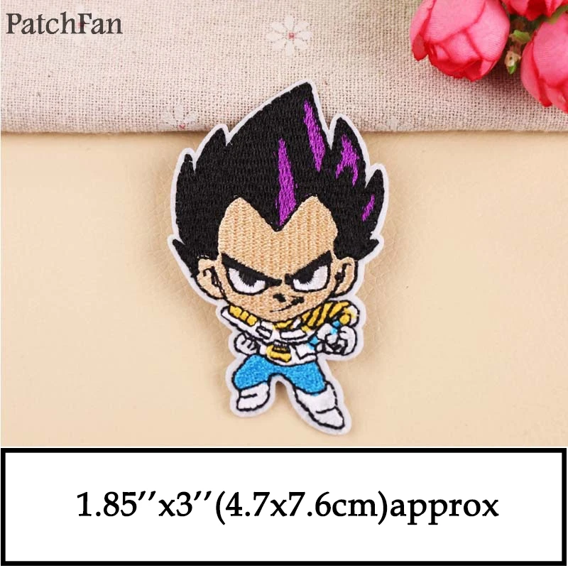 Patchfan Dragon ball Сон Гоку diy Аппликация термонаклейки para рубашка одежда Джерси Вышивка аксессуар значок на платье A1357