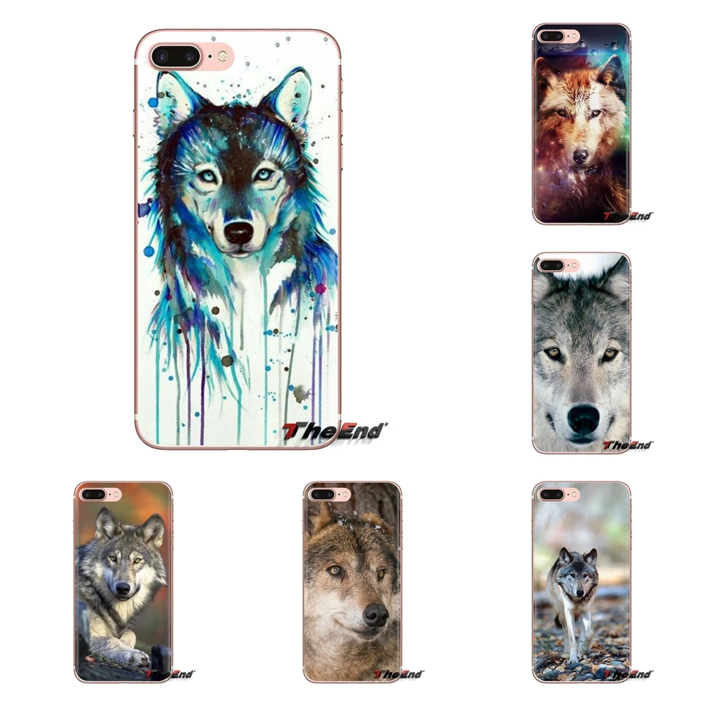 Для htc один U11 U12 X9 M7 M8 A9 M9 M10 E9 Plus Desire 630 530 626 628 816 820 830 с животными волком прозрачный
