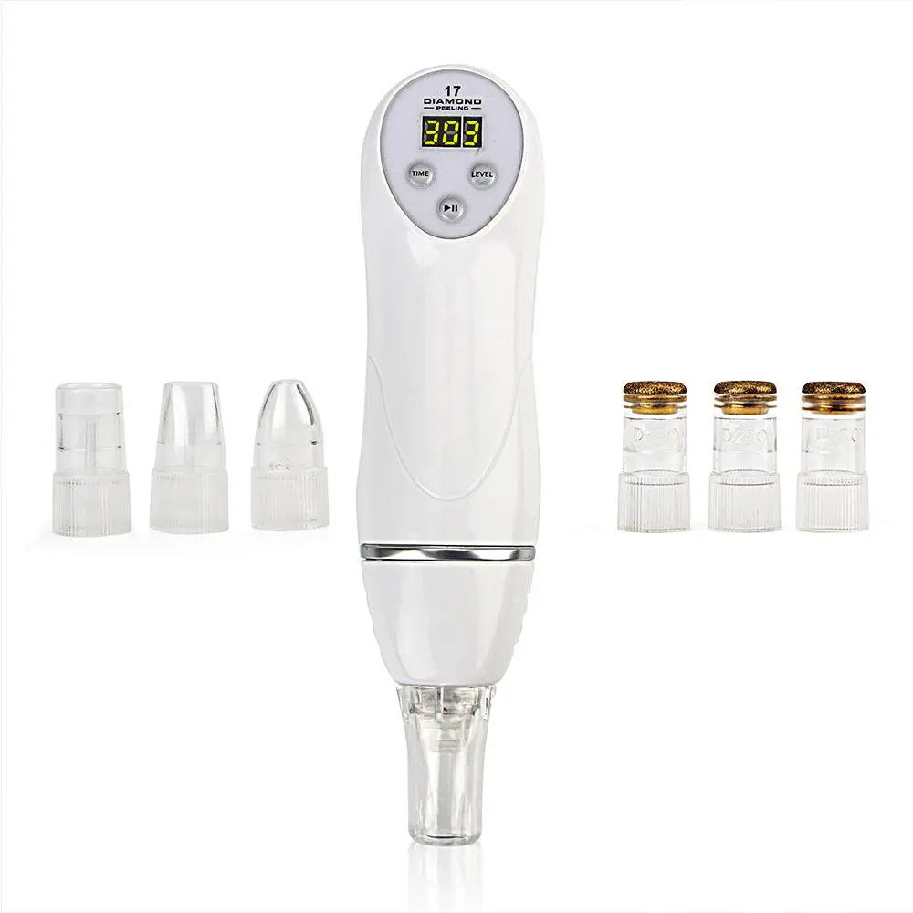 Алмазная микродермабразия для лица очиститель пор красота машина всасывания