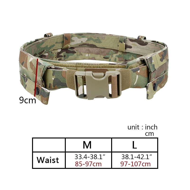TMC MRB2.0 тактический пояс модульный реггер MOLLE низкопрофильный охотничий аксессуар
