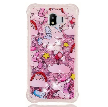 Glitter Liquid Quicksand Case For Samsung Galaxy A6 A8 Plus J4 J6 J3 J7 J2 Pro 2018 Grand Prime SM-J250F SM-J400F Cover B31 | Мобильные