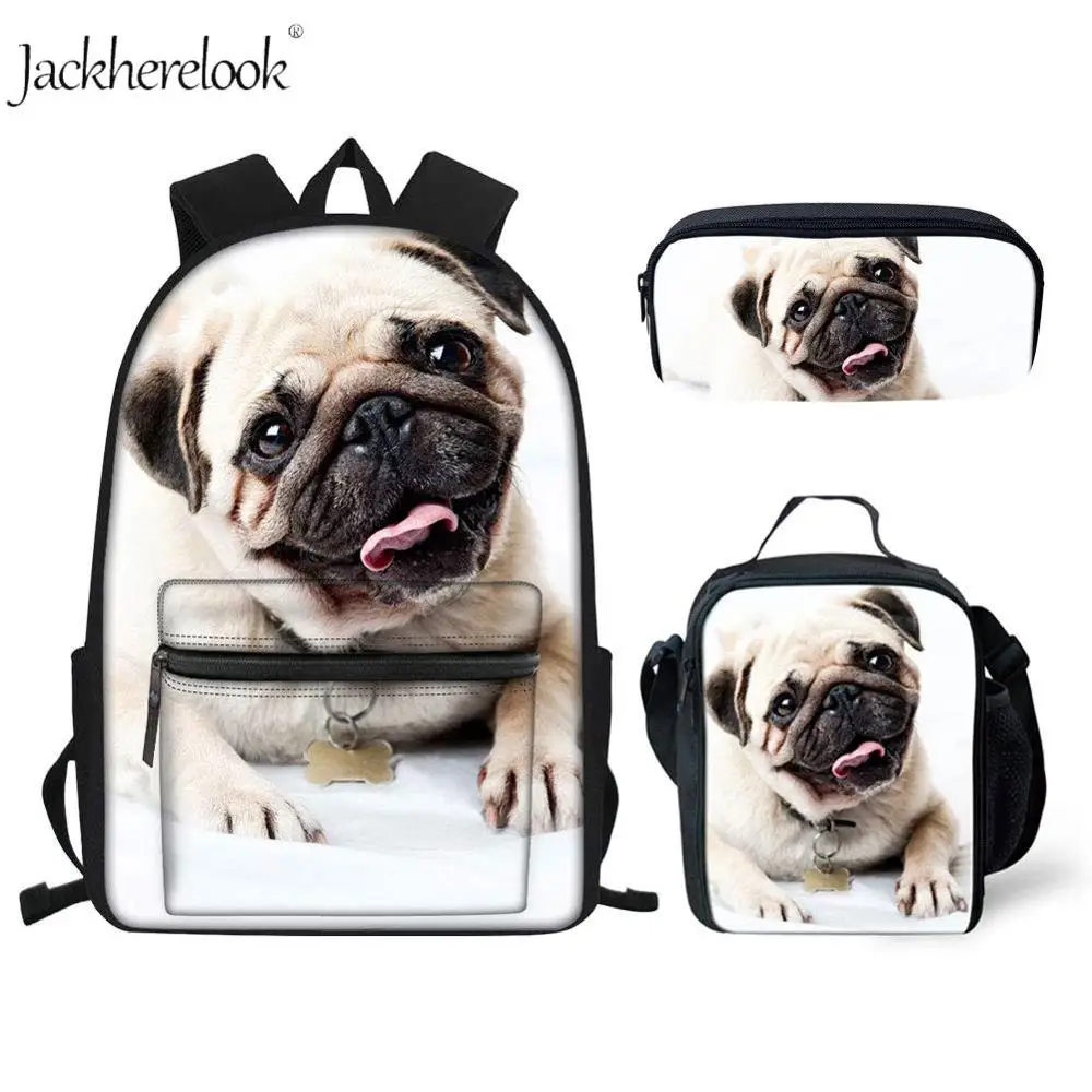 Jackhereluk/комплект из 3 предметов детские школьные сумки персональный 3D милый рюкзак