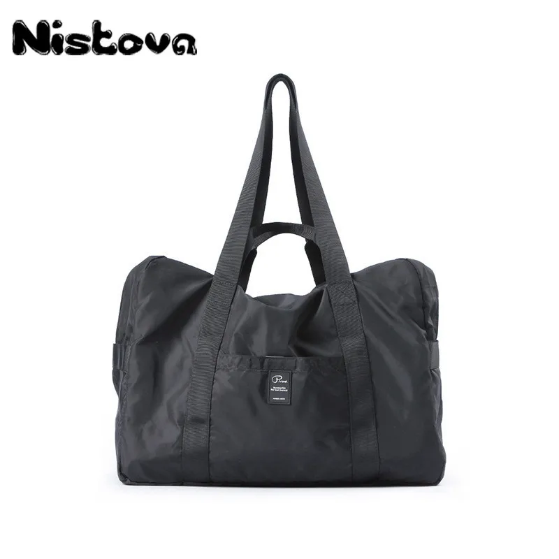 Спортивная сумка складная для путешествий легкая водонепроницаемая нейлоновая