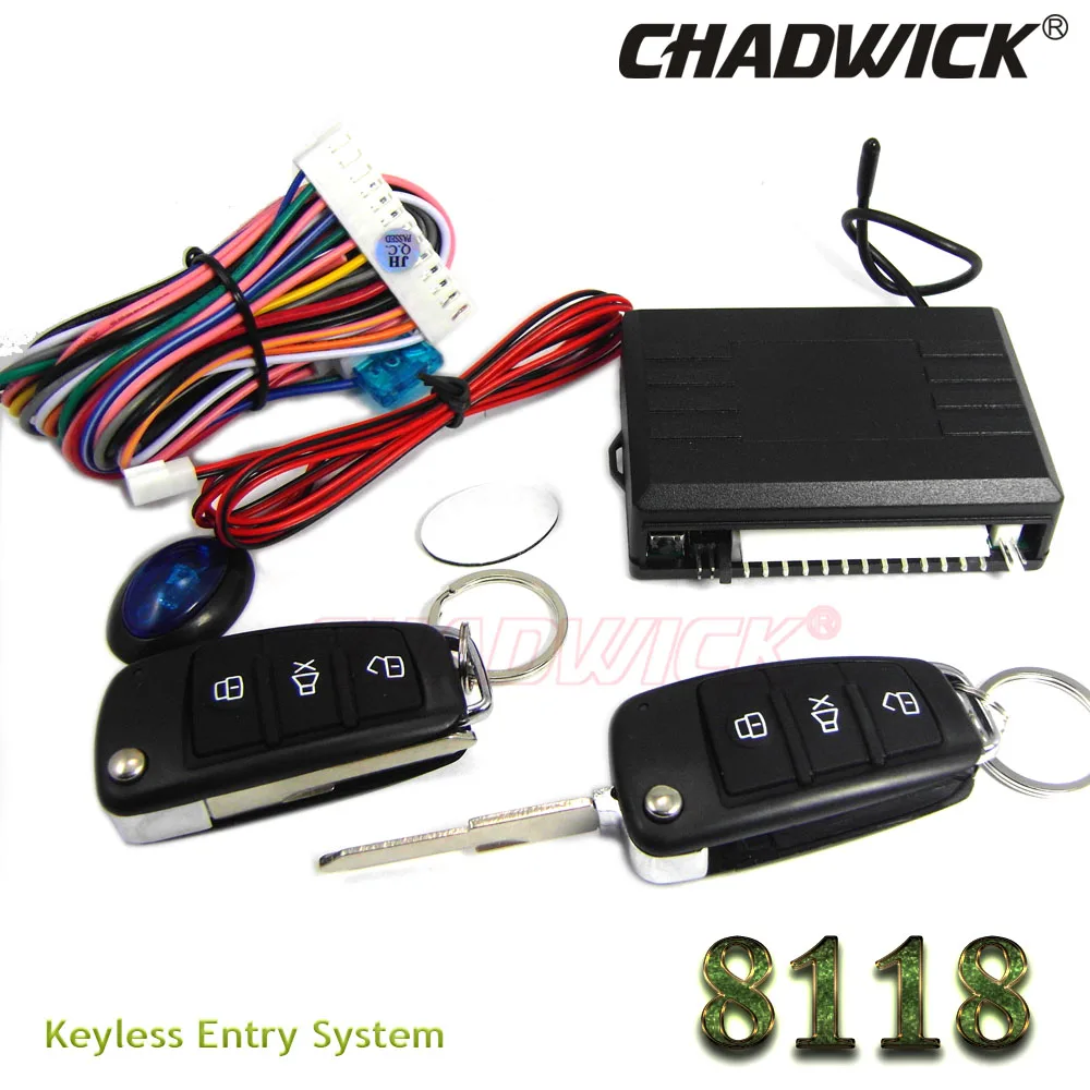 

Flip key remote Keyless Entry System for japnese car 12V Central lock Locking system with LED indicator CHADWICK 8118 car alarm