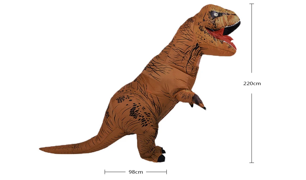 Детский Надувной Костюм T REX для взрослых костюм косплея на Хэллоуин динозавра карнавальный мужчин и