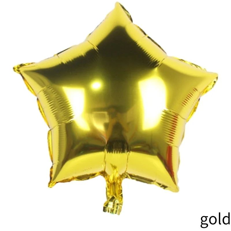 gold 10 шт. 18 дюймовый смешанный шар в форме сердца баллон из Гелий Фольги для свадьбы декоративный для Бэйби шауэра украшения для дня рождения детей - Цвет: gold