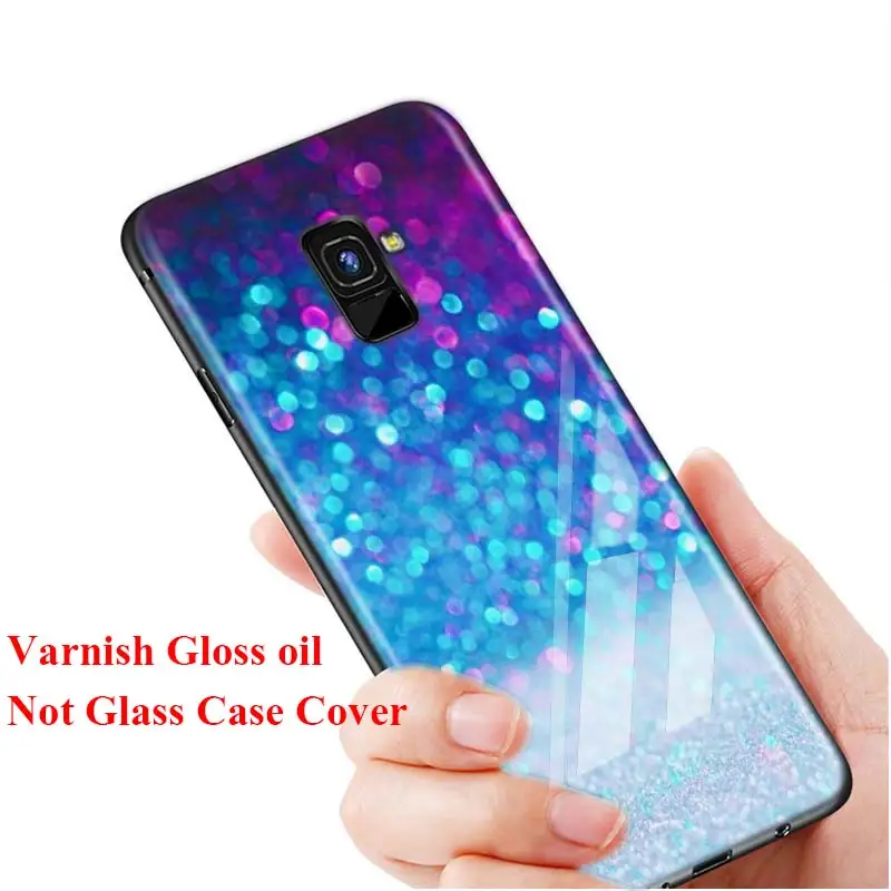 Style 10 Черный силиконовый чехол для samsung A9 A7, чехол для samsung Galaxy A8 A6 Plus A5 A3 Star, не стеклянная крышка, стиль 154KK - Цвет: Style 10