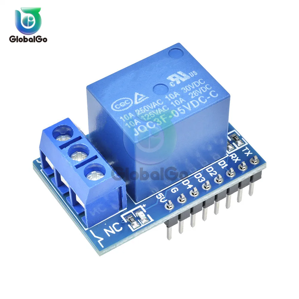 DC 5 в один канал для WeMos D1 Мини Релейный Щит Arduino ESP8266 макетная плата модуль
