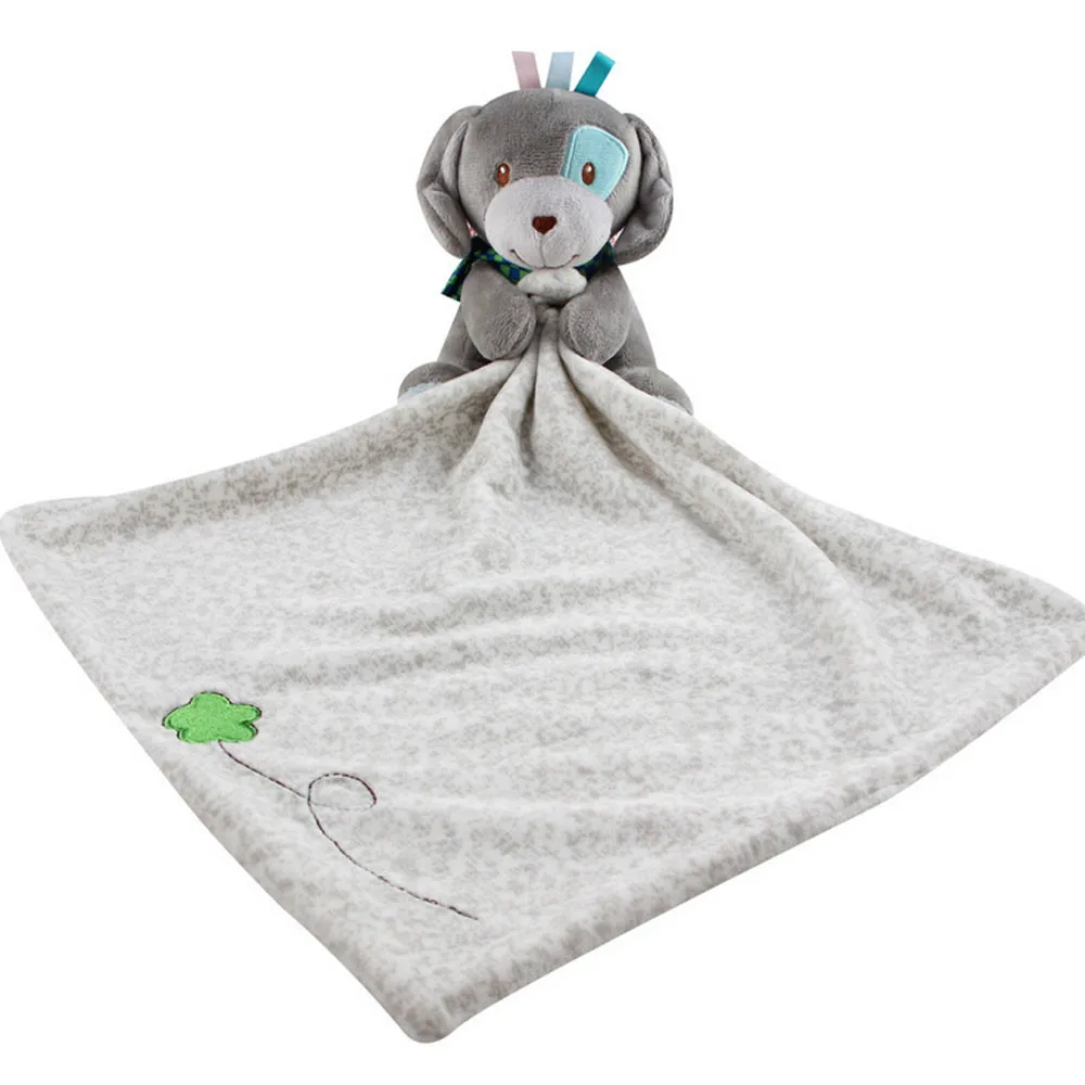 

Newborn Soft Towel Infant Baby Molars Gutta Animal Puppet Toy Gift Snuggle Baby Comforter Blanket