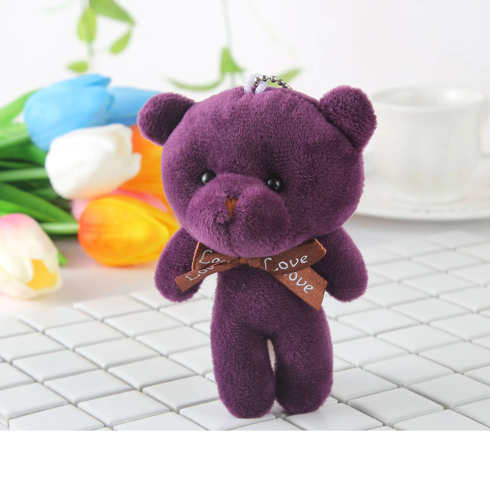 Kawaii Teddy Bear брелок плюшевые игрушки милые животные мини Медведя Подвеска Плюшевая