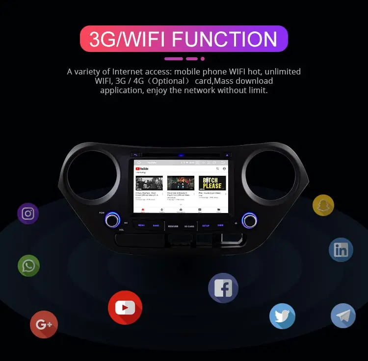 Besina Android 9,0 автомобильный dvd-плеер для hyundai I10 2013- gps Навигация стерео Мультимедиа 2 Din автомобильное радио wifi автоаудио