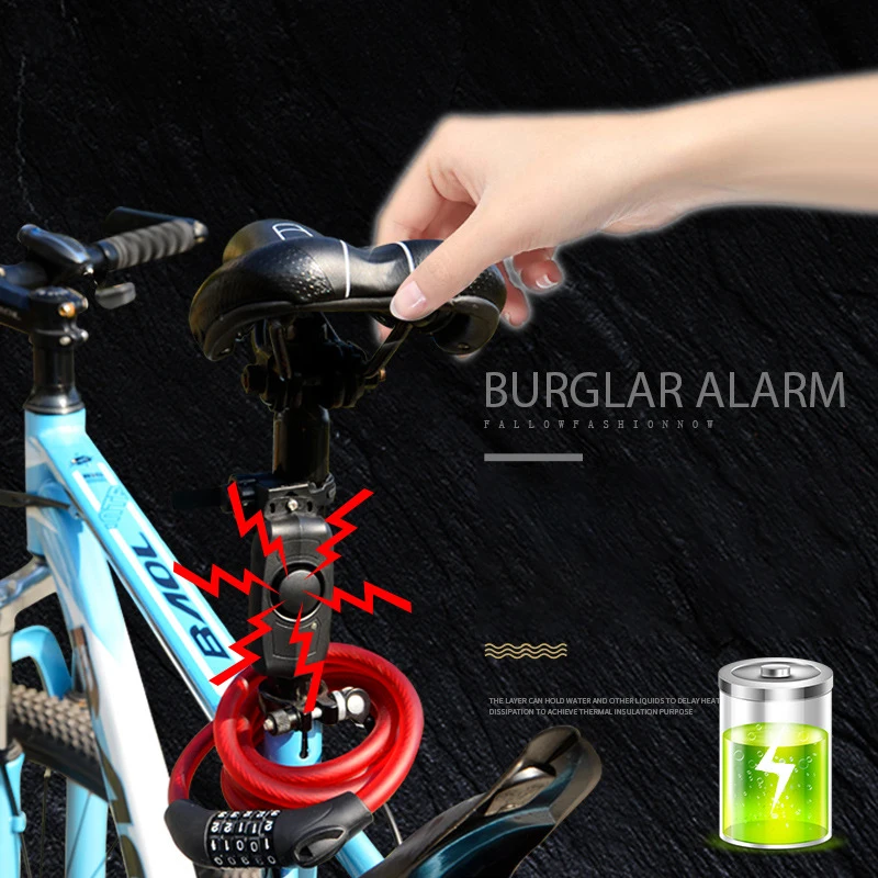 AGEKUSL 2 в 1 удаленного велосипедный Звонок Anti-theft вибрации сигнализация Рог