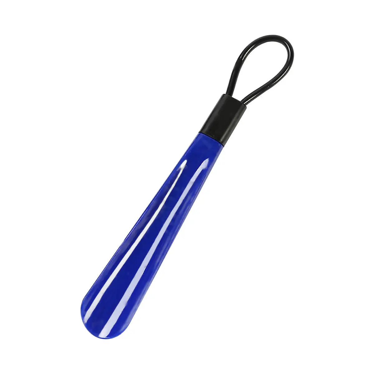 Blue 1 шт. пластиковые гибкие легко достигаемые ручки Shoehorn для удаления помощи скольжения Shoehorn случайный цвет модные пластиковые рожки для обуви - Цвет: Blue
