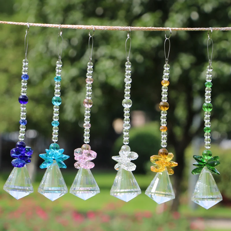 10PCS Crystal Suncatcher Diamond Ball Prism Rainbow Maker Hanging Pendant Window Decoration Garden Sun Catcher for Gift
10PCS Crystal Suncatcher Diamond Ball Prism Rainbow Maker Hanging Pendant Window Decoration Garden Sun Catcher for Gift