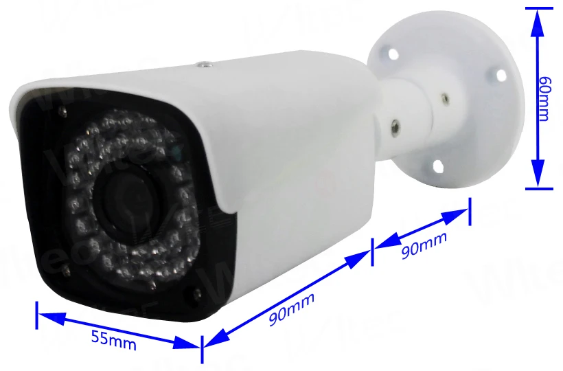 Беспроводная ip камера аудио сброс 128G sd карта WIFI 1080P IR Cam Водонепроницаемая пуля ONVIF