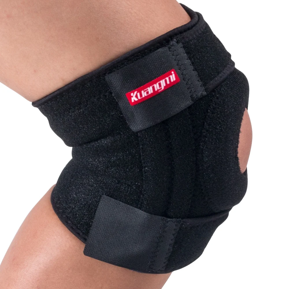 Kuangmi наколенника Поддержка спортивные наколенники Баскетбол открытым коленной