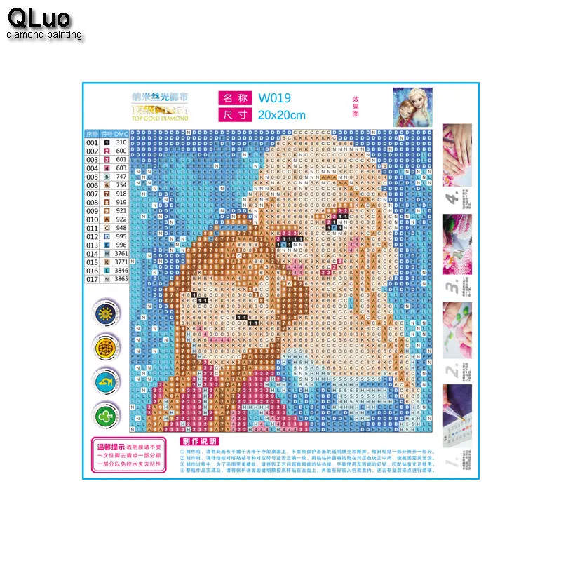 : QLuo фатиновое белое фермы дом Новый diy 5d алмазная живопись полный дрель круглый
