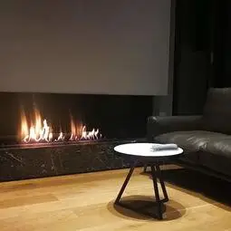 

Inno-Fire 30 inch silver or black wifi real fire intelligent indoor auto recessed ethanol fireplace