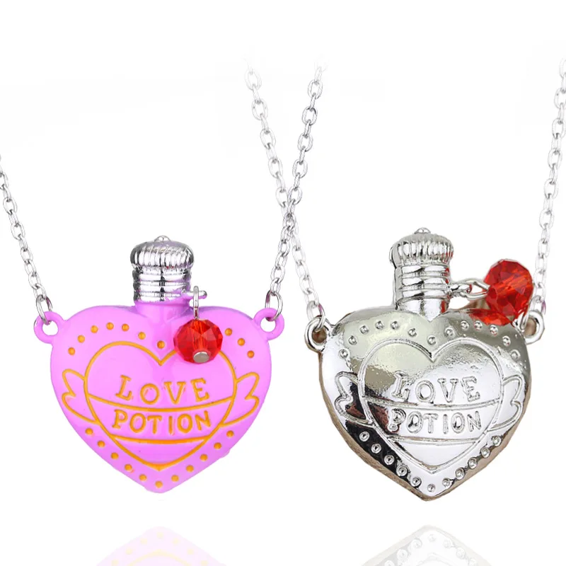 20 шт. ожерелья с подвеской в виде флакона надписью LOVE POTION|Ожерелья подвеской| |