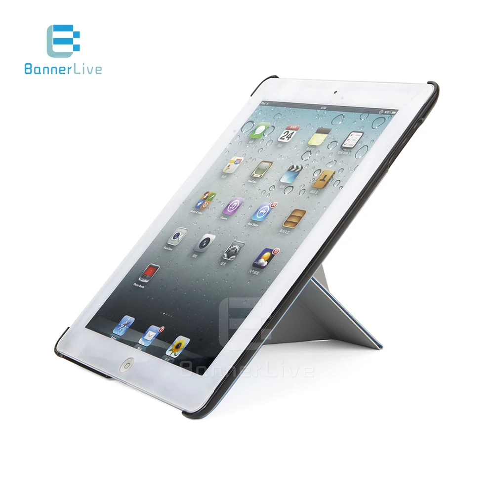 Чехол Smart Case для iPad 4 3 2 искусственная кожа Ultra Slim Стенд Дизайн Обложка Smartcover Apple