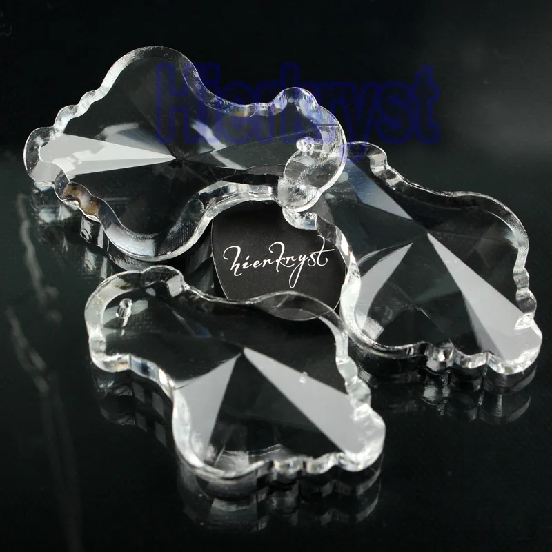 HIERKYST 1 pc K9 Glass Crystal Prisms Pendants Chandeliers Parts Lustres Rainbow Lamp Lighting Hang Drops 50mm 2&quot #1952 | Лампы и