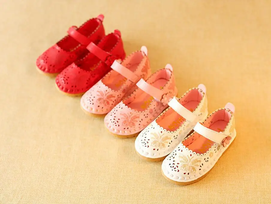 Новинка 2017 года сезон весна тонкие туфли принцессы в Корейском стиле для девочек