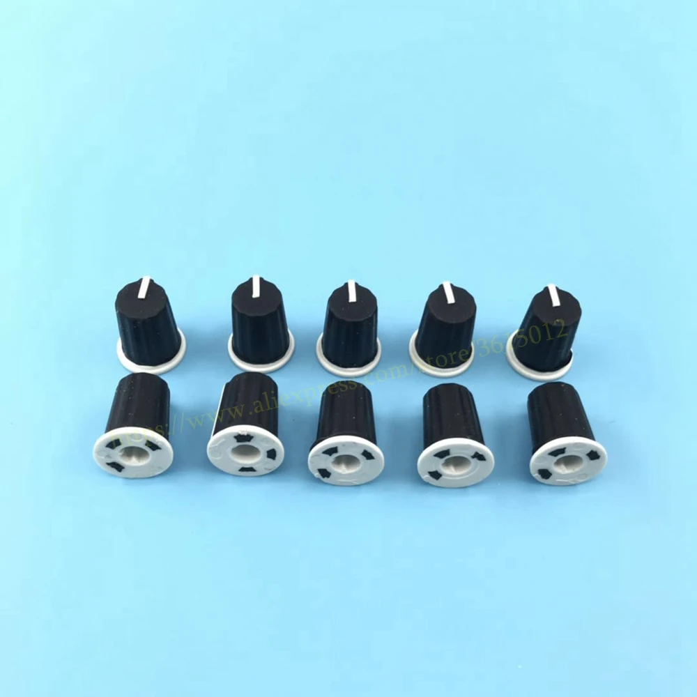 10X сменная крышка ручки для Pioneer DJM800 900 2000 NXS черная Вращающаяся ручка EQ DAA1176 DAA1305