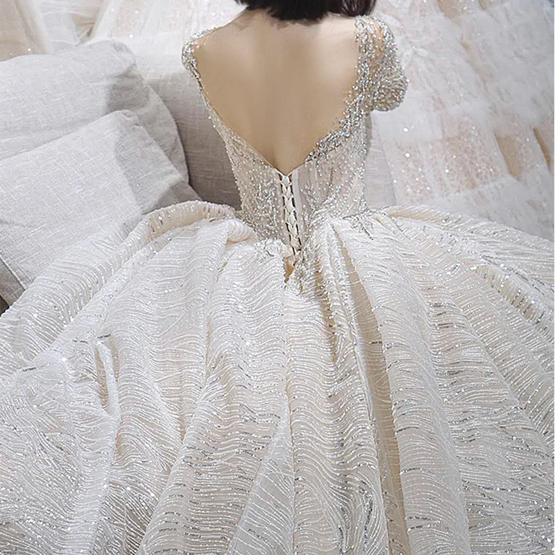 Роскошное свадебное платье Vestido De Noiva 2020 с длинным рукавом женское винтажное