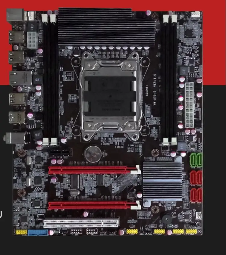 Новая материнская плата x58 Поддержка ecc ram LGA 1366 DDR3 ATX материнская плата 24,5 см X 22.см