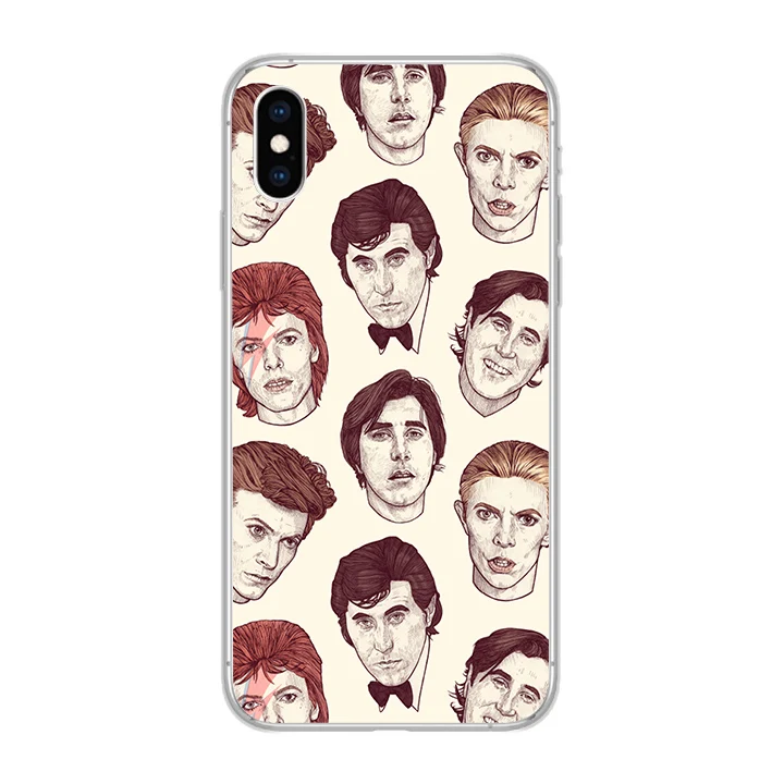 Ciciber чехлы для телефонов iPhone 11 Pro Max 8 7 6 6s Plus SE 5 мягкий чехол из ТПУ X Xs XR XS David Bowie Fundas |