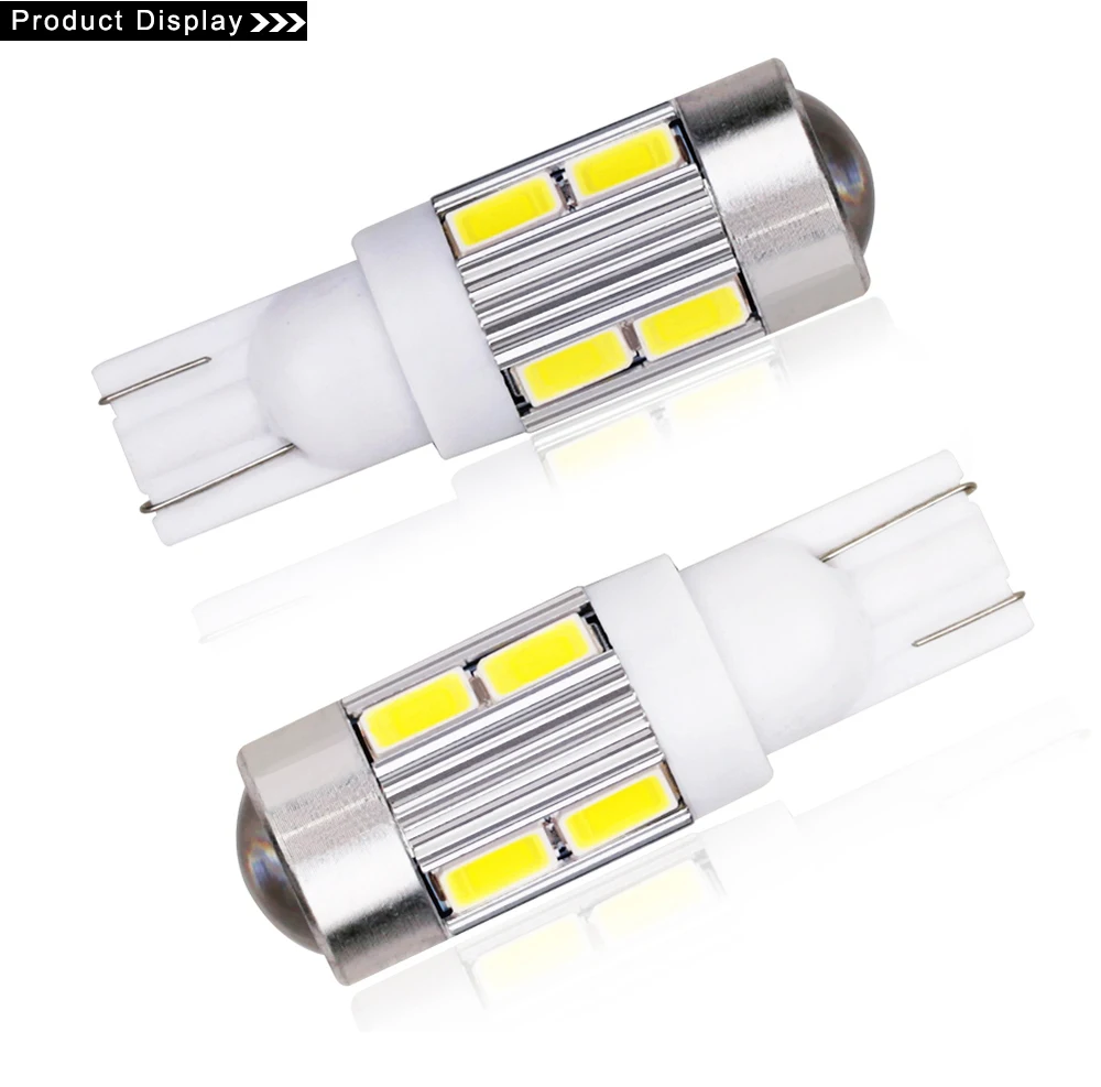 T10 Canbus 194 W5W 10 SMD 5630 Светодиодный светильник лампа без ошибок светодиодный светильник парковки T10 светодиодный автомобильный боковой светильник стайлинга автомобилей авто светодиодный