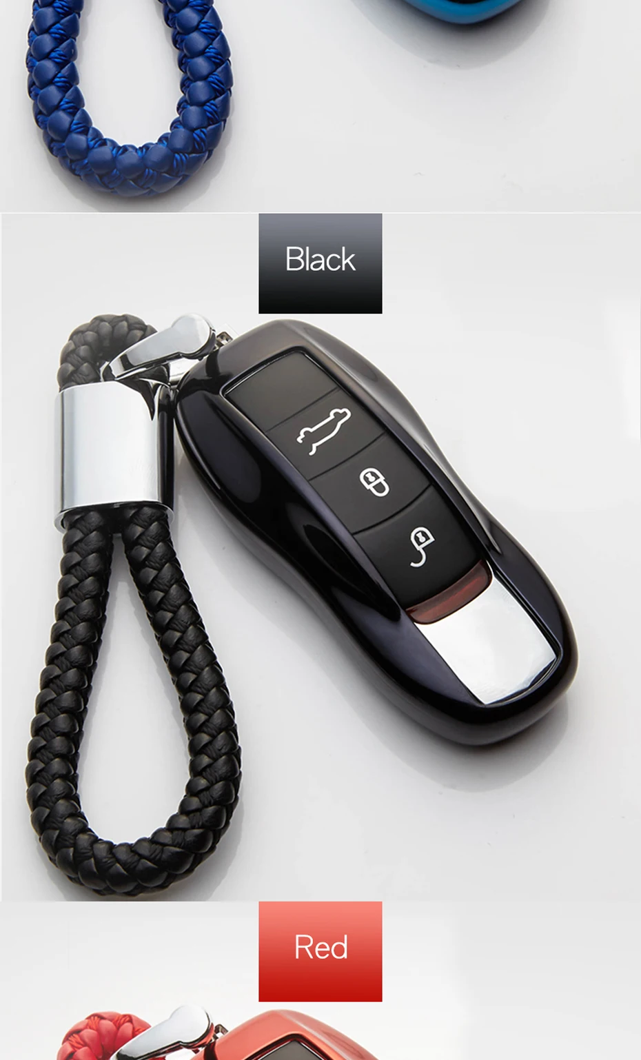 Чехол для ключей от машины из ТПУ для Porsche Macan Cayenne 958 911 970 981 991 92A 2012 Boxster 986 987 чехол для ключей для Panamera