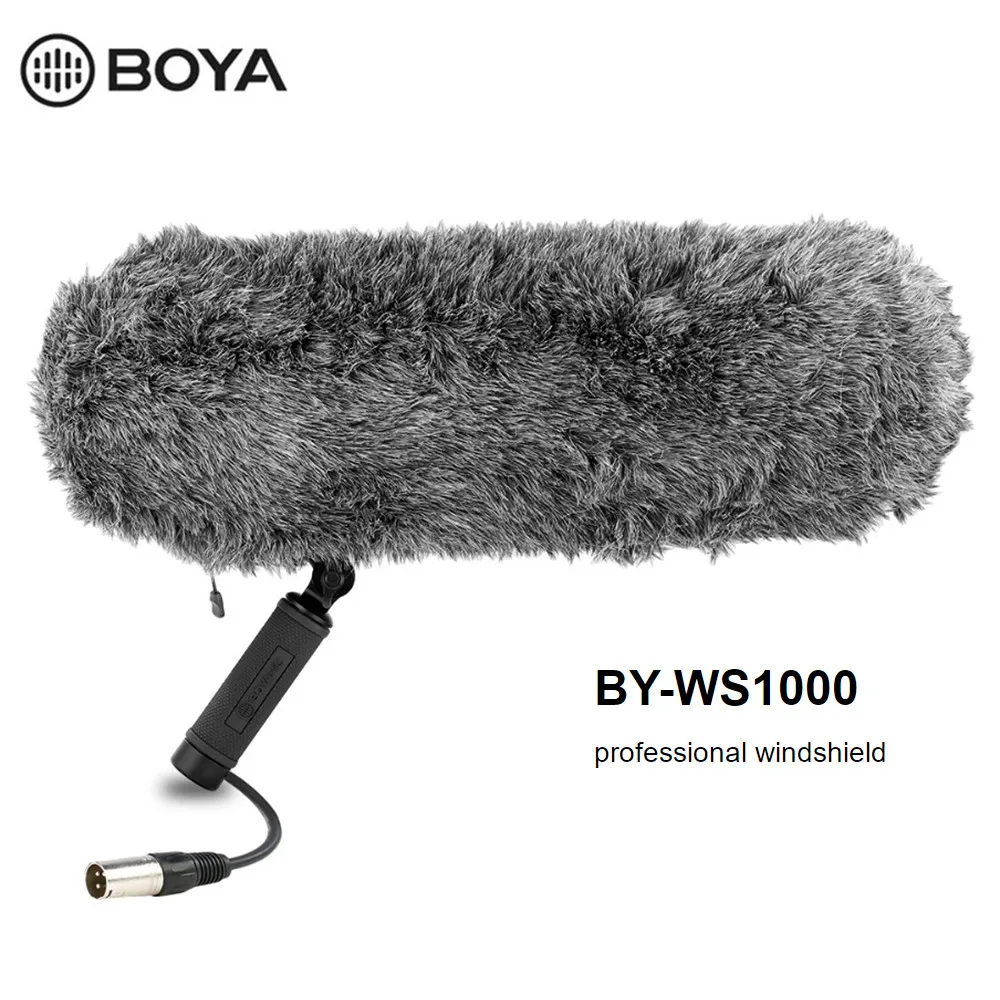 BOYA BY WS1000 микрофон Blimp система подвески на лобовое стекло микрофоны для Canon Nikon Sony SLR