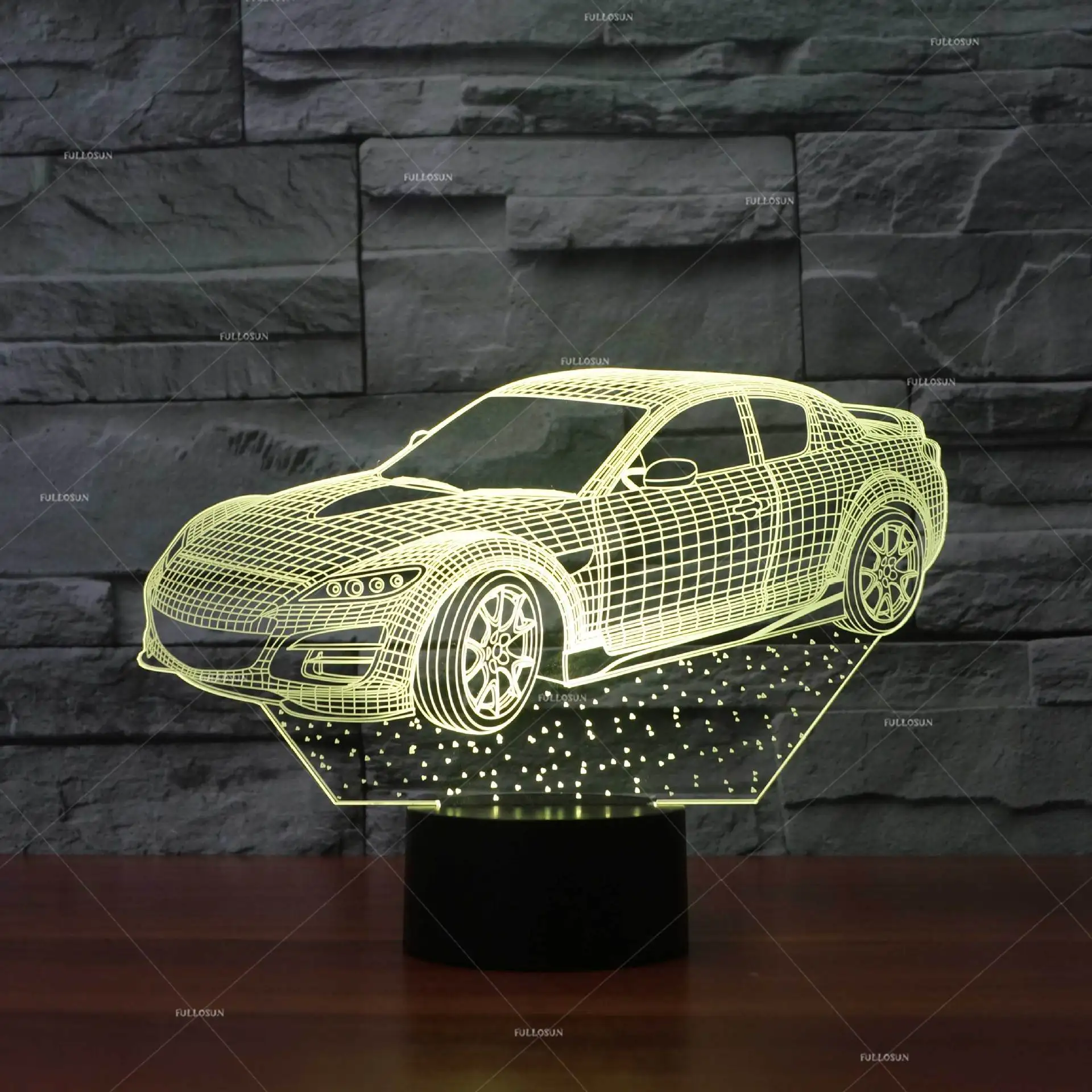 3d Usb Светодиодная лампа для зарубежной торговли экспорт декор спальни в форме