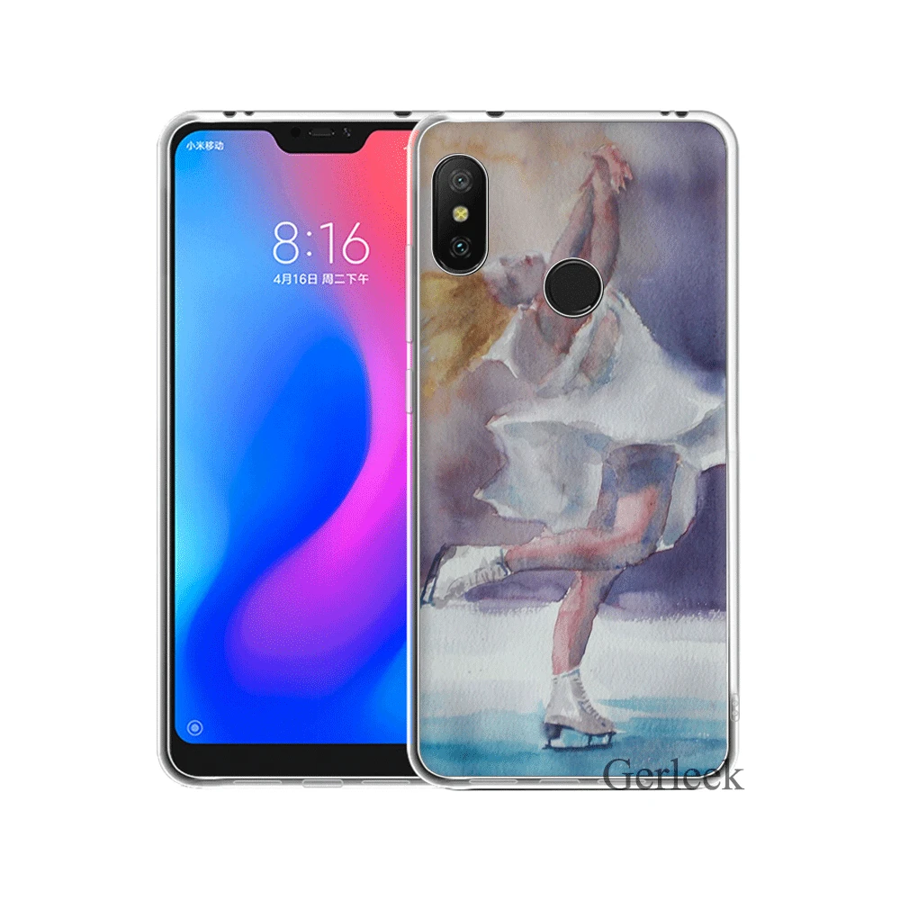Чехол для телефона с фигурным катанием Xiaomi Redmi Note 3 Pro 4 4X 5 6 5A Prime|Чехлы-накладки| |