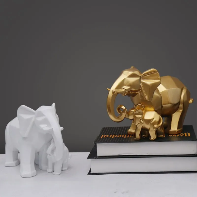 Nordic Minimalist Geometry Big Elephant Home Decoration Mother And Son Love Deep Resin Ornaments Porch Living Room Restaurant
Nordic Minimalist Geometry Big Elephant Home Decoration Mother And Son Love Deep Resin Ornaments Porch Living Room Restaurant