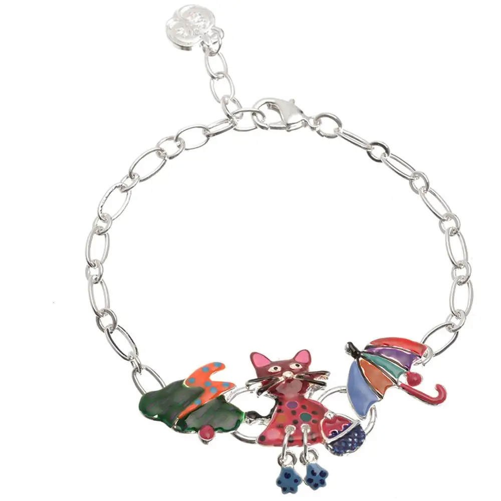 Модные эмалированные браслеты Cring Coco в стиле Харадзюку для девочек и детей