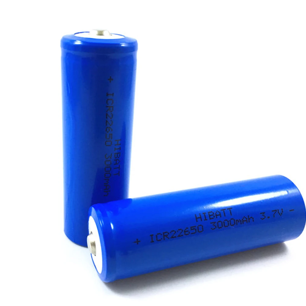 SORAVESS 3,7 V 22650 литий-ионная батарея 3000 mAh ICR22650 литий-ионная аккумуляторная батарея для динамика светодиодный фонарь