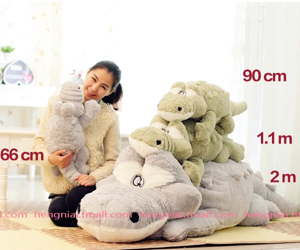 55cm Stuffed animals Big Size Simulation Crocodile kawaii Plush Toy Cushion Pillow Toys for kids free shipping | Игрушки и хобби